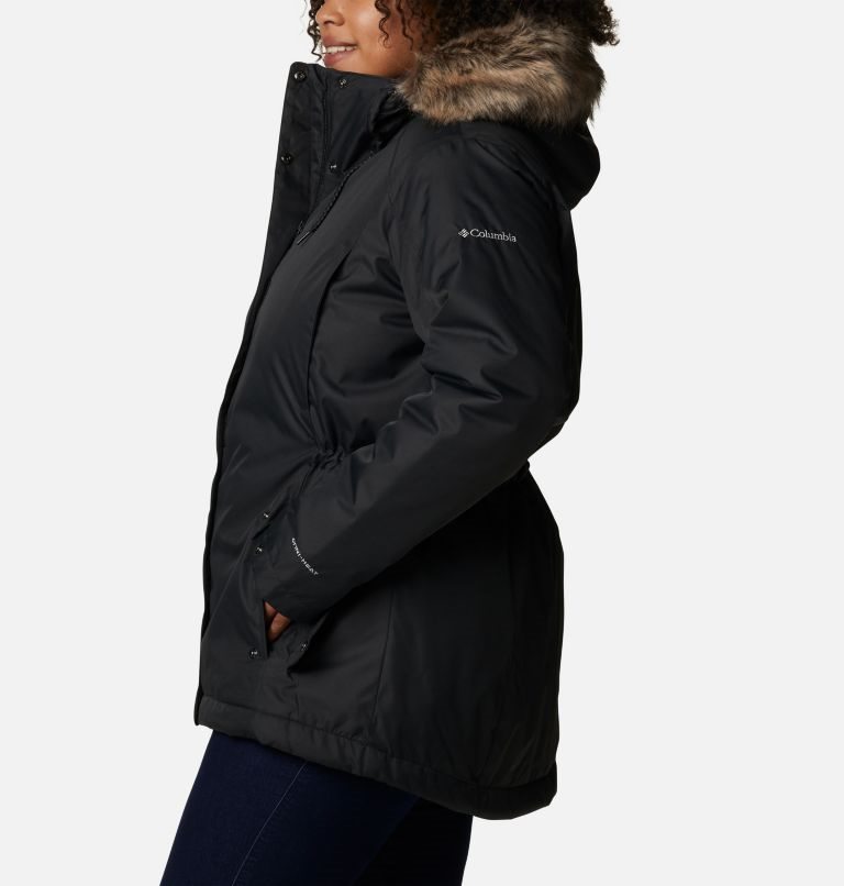 Women's Columbia Suttle Mountain II Insulated Jackets Black | Plus Size CA-V4813